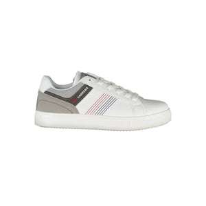 White Polyester Sneaker