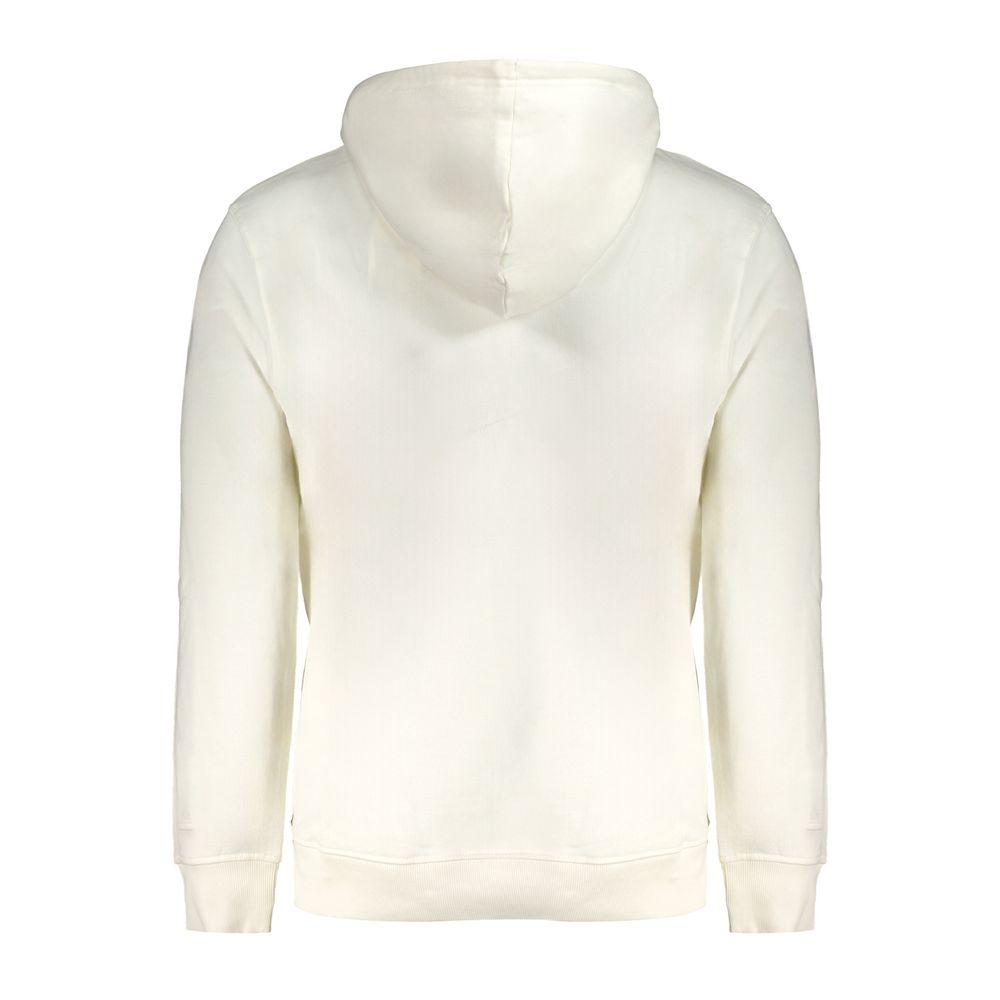 Weißer Baumwollpullover