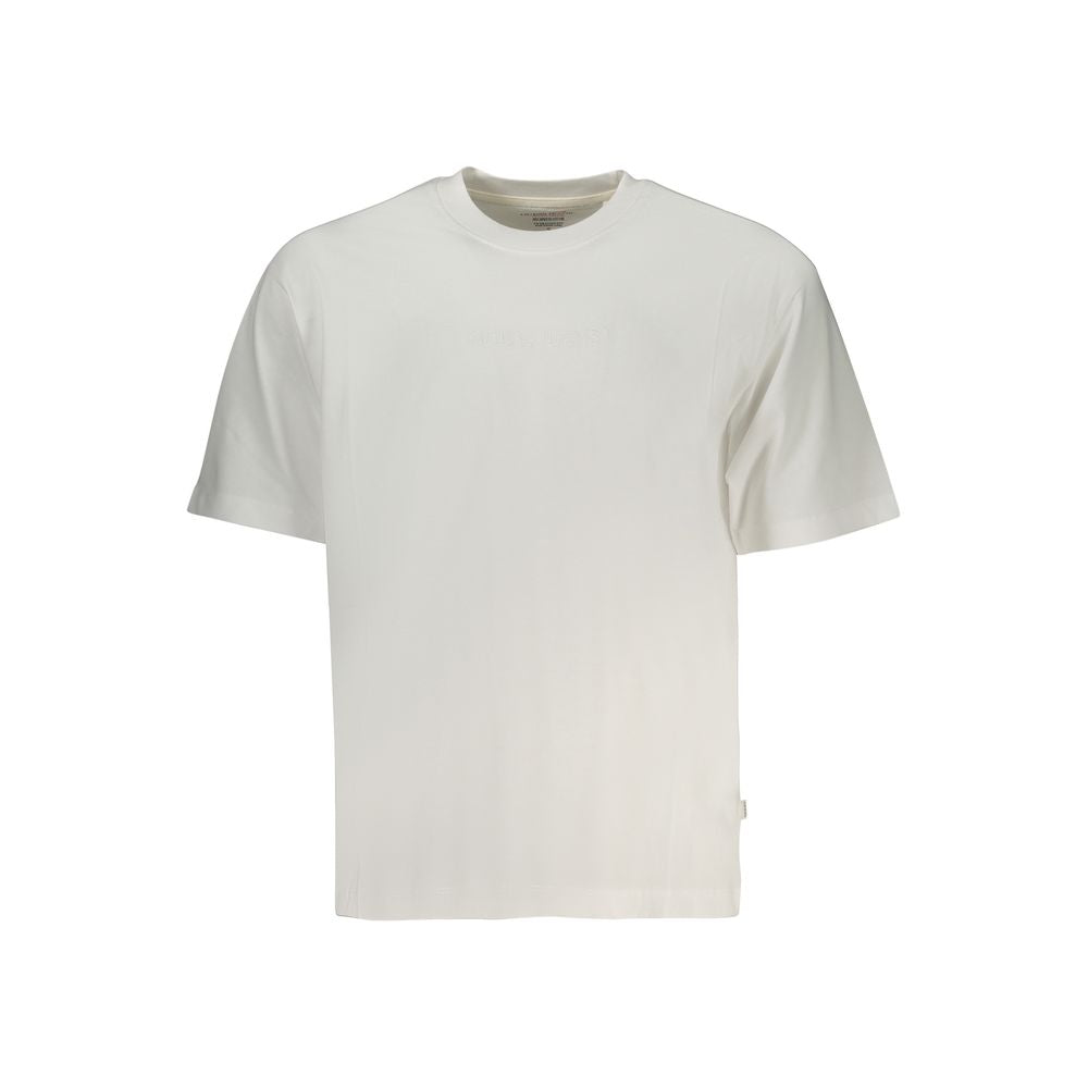 Weißes Herren-T-Shirt aus Baumwolle