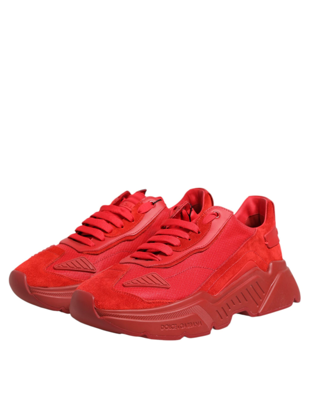 Rote Daymaster Low Top Sneakers aus Leder