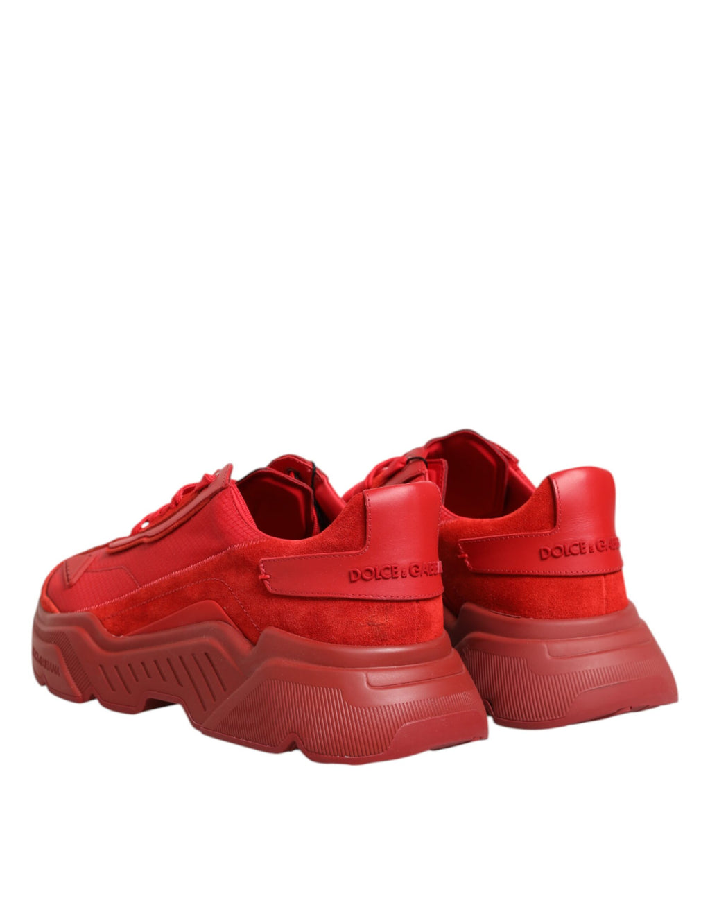 Rote Daymaster Low Top Sneakers aus Leder