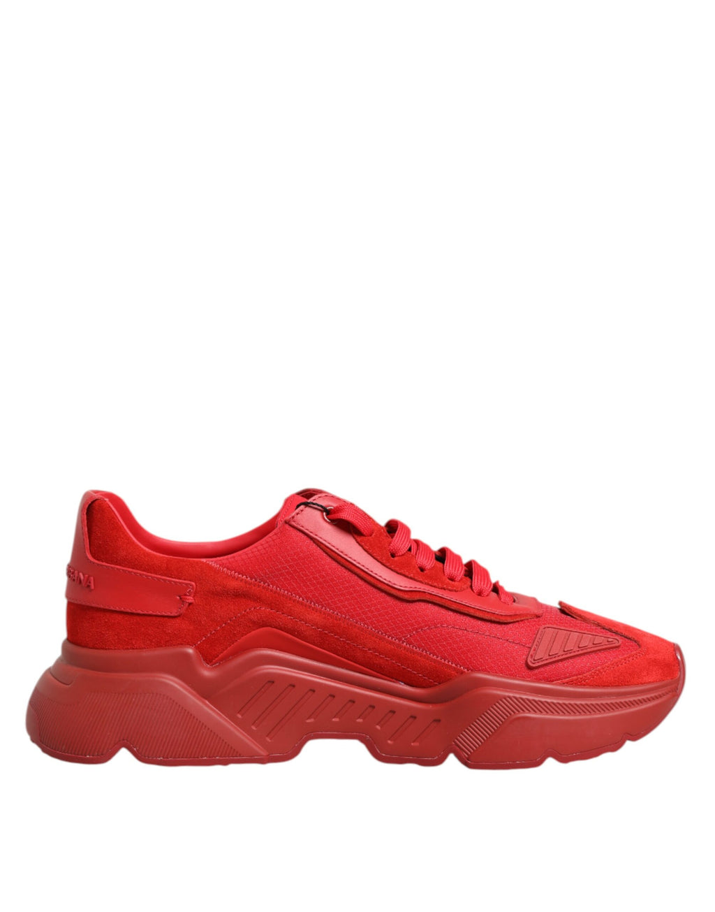 Rote Daymaster Low Top Sneakers aus Leder