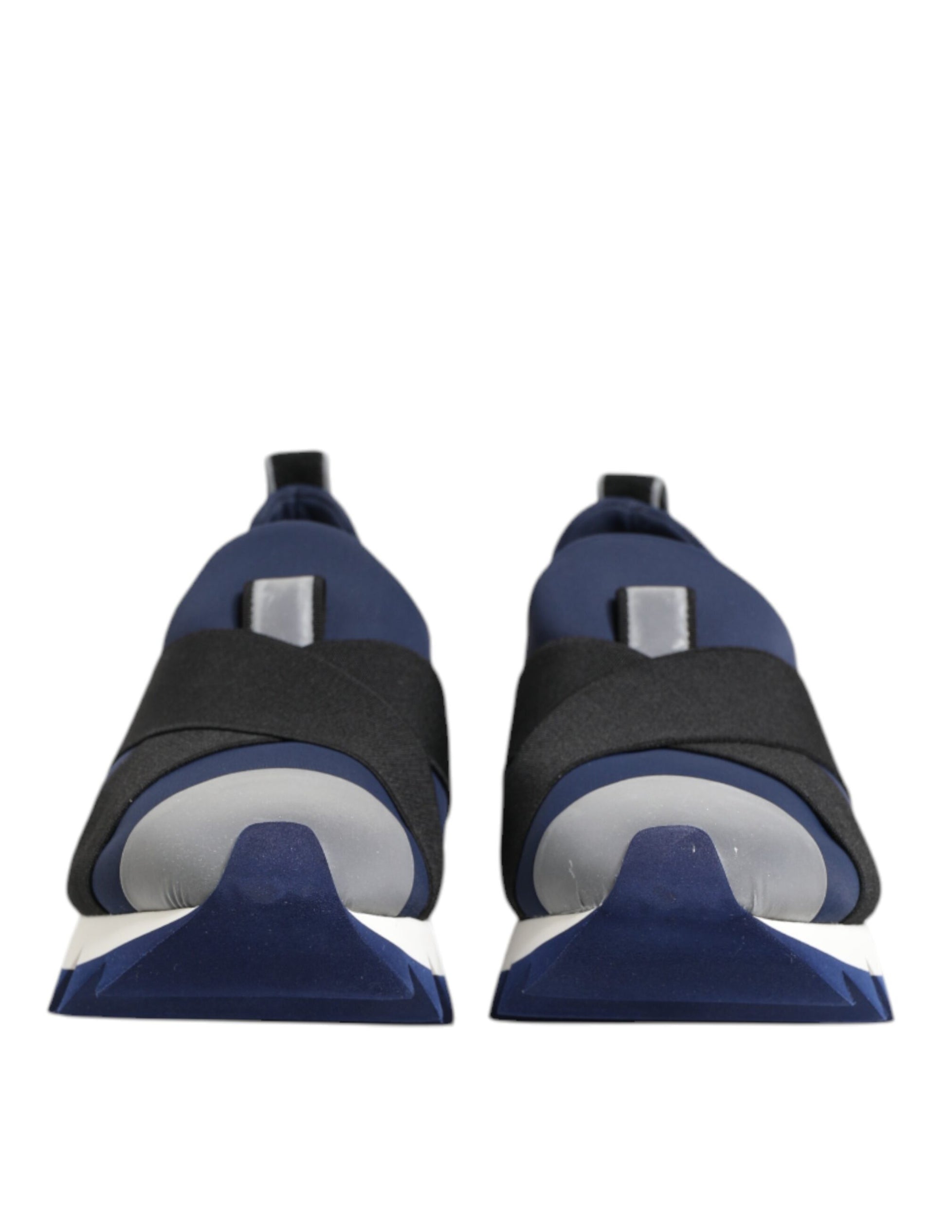 Blau Schwarz Slip On Low Top Herren Sneakers Schuhe