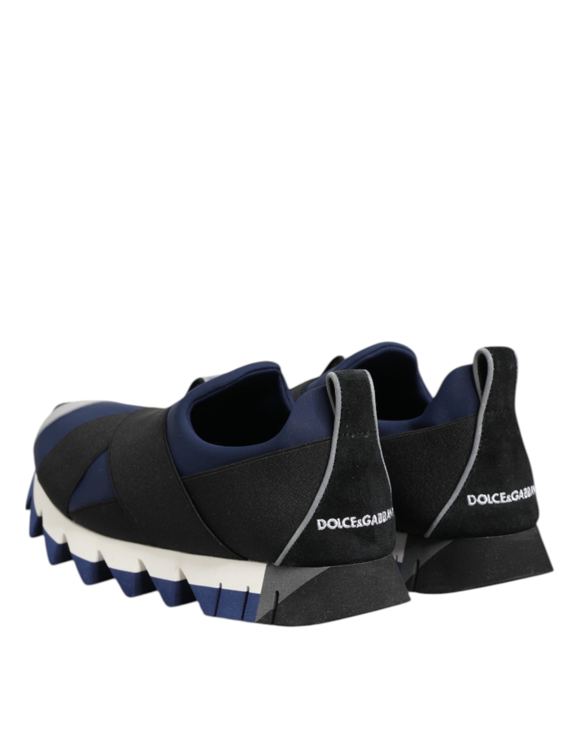 Blau Schwarz Slip On Low Top Herren Sneakers Schuhe