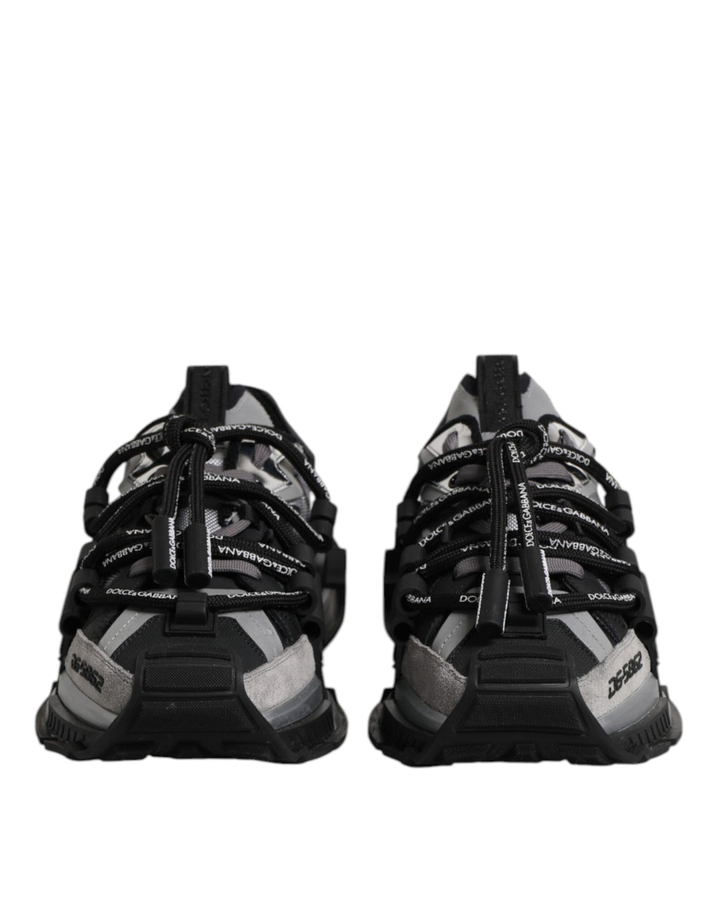 Mehrfarbige Space Sneakers mit Einsätzen
