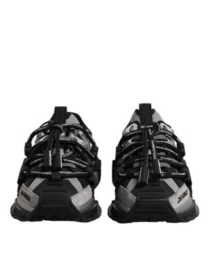 Mehrfarbige Space Sneakers mit Einsätzen