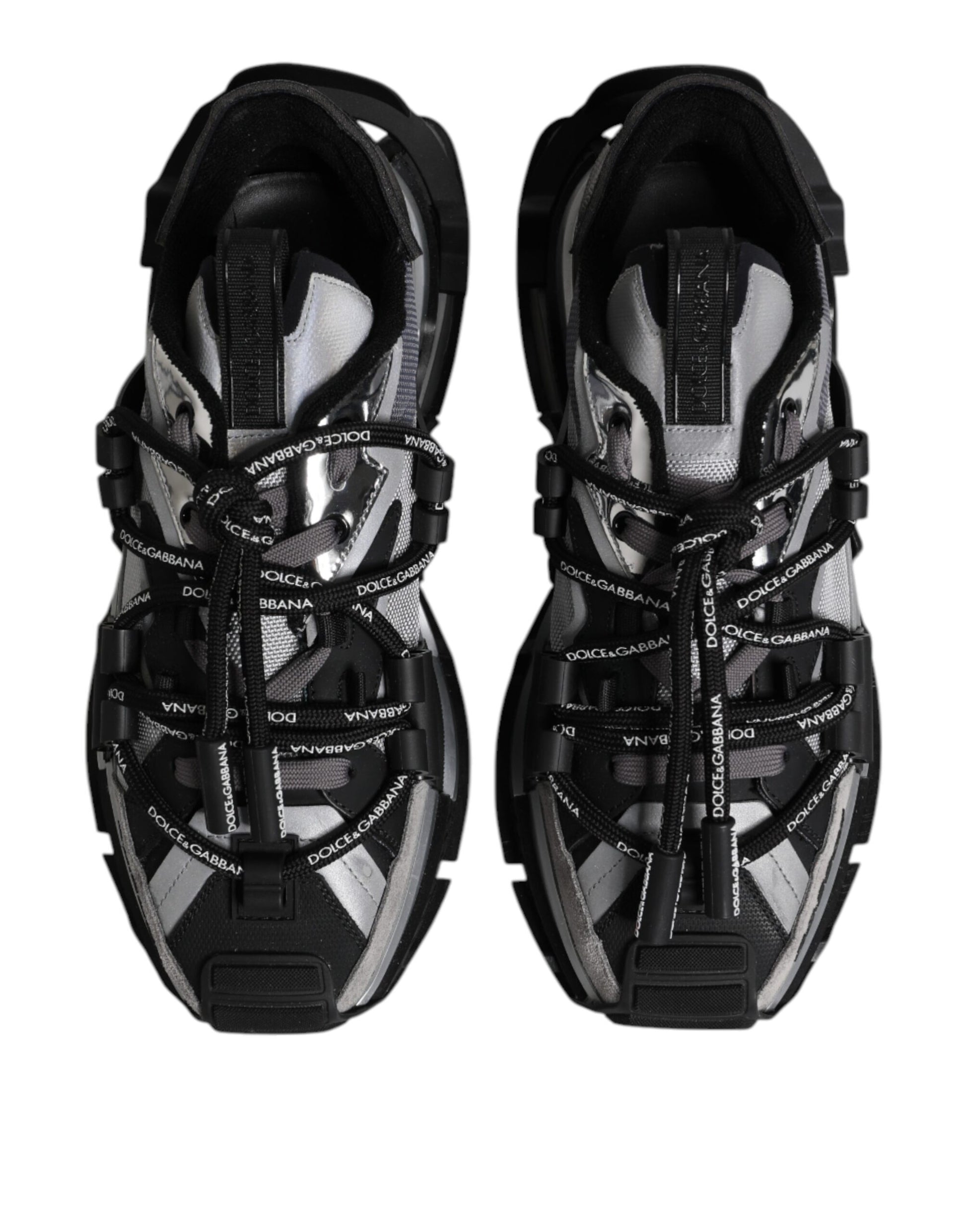 Mehrfarbige Space Sneakers mit Einsätzen