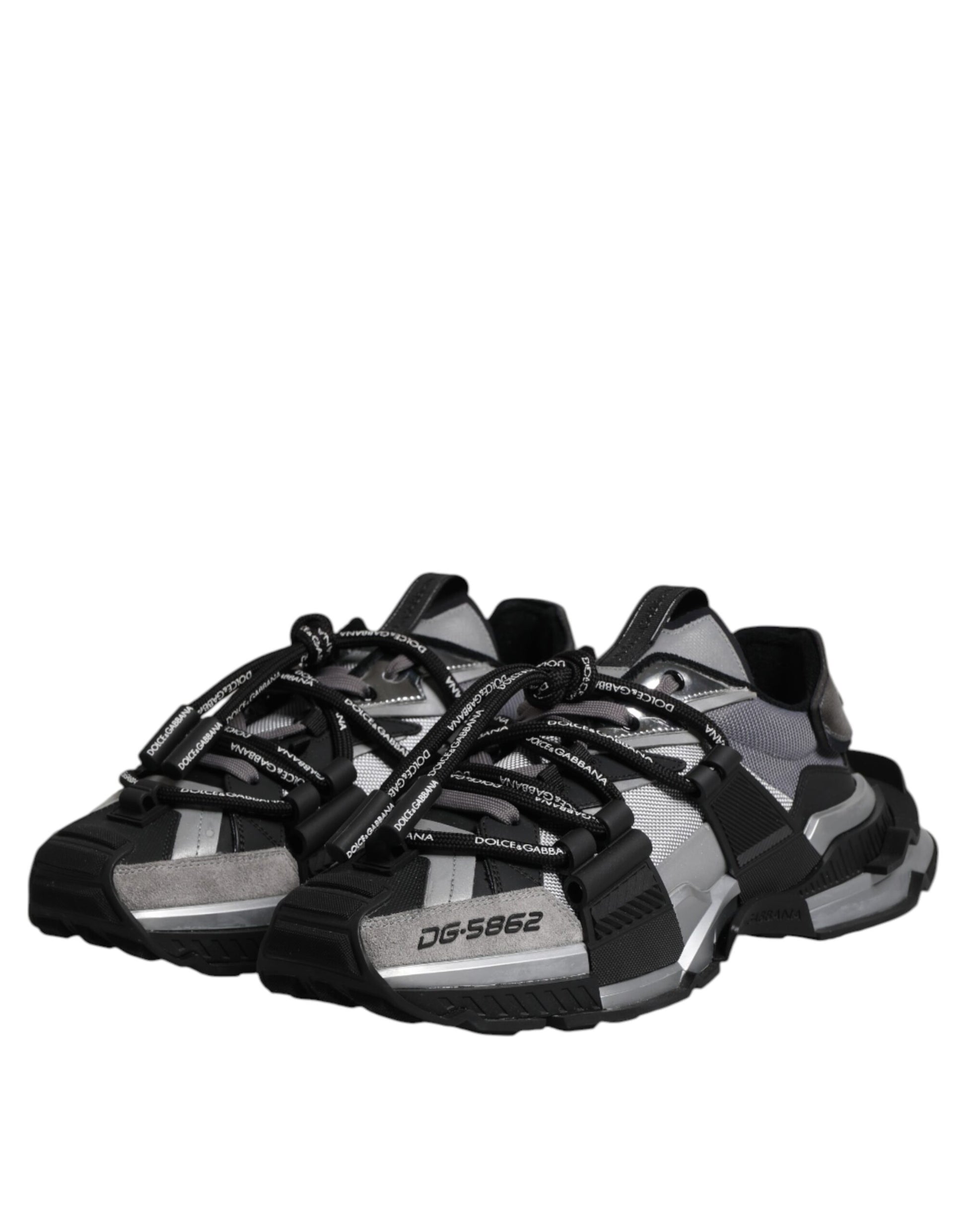 Mehrfarbige Space Sneakers mit Einsätzen