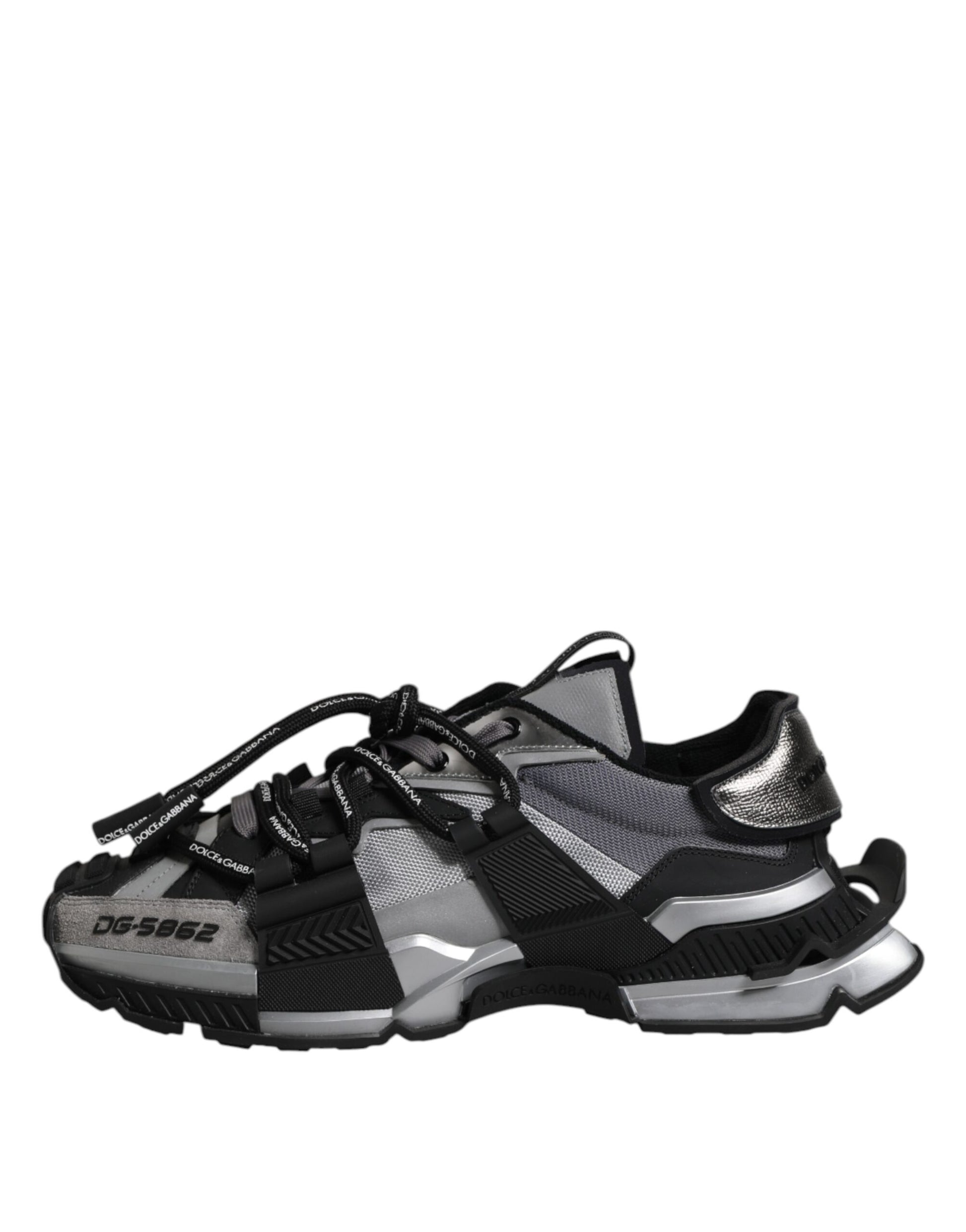 Mehrfarbige Space Sneakers mit Einsätzen