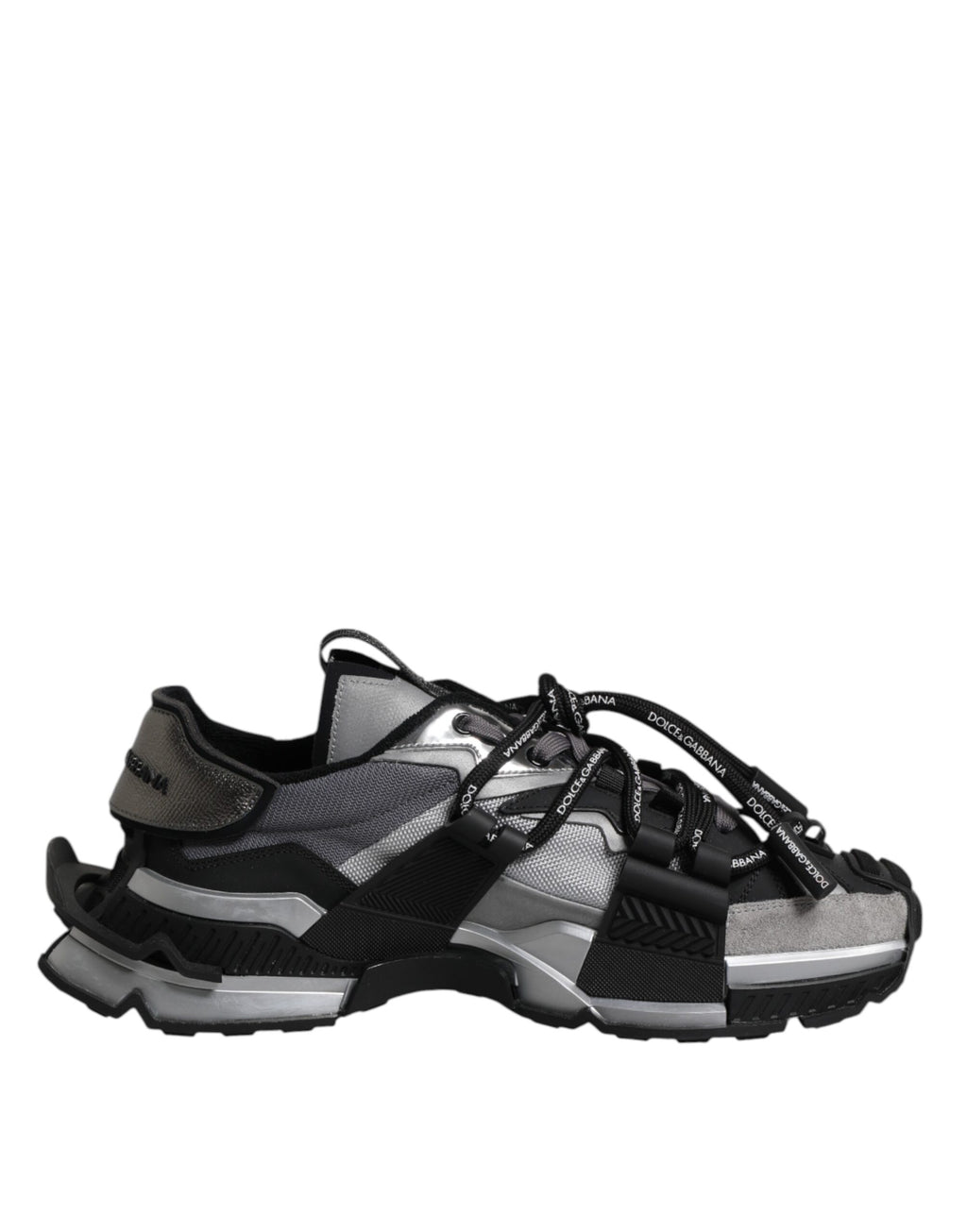 Mehrfarbige Space Sneakers mit Einsätzen