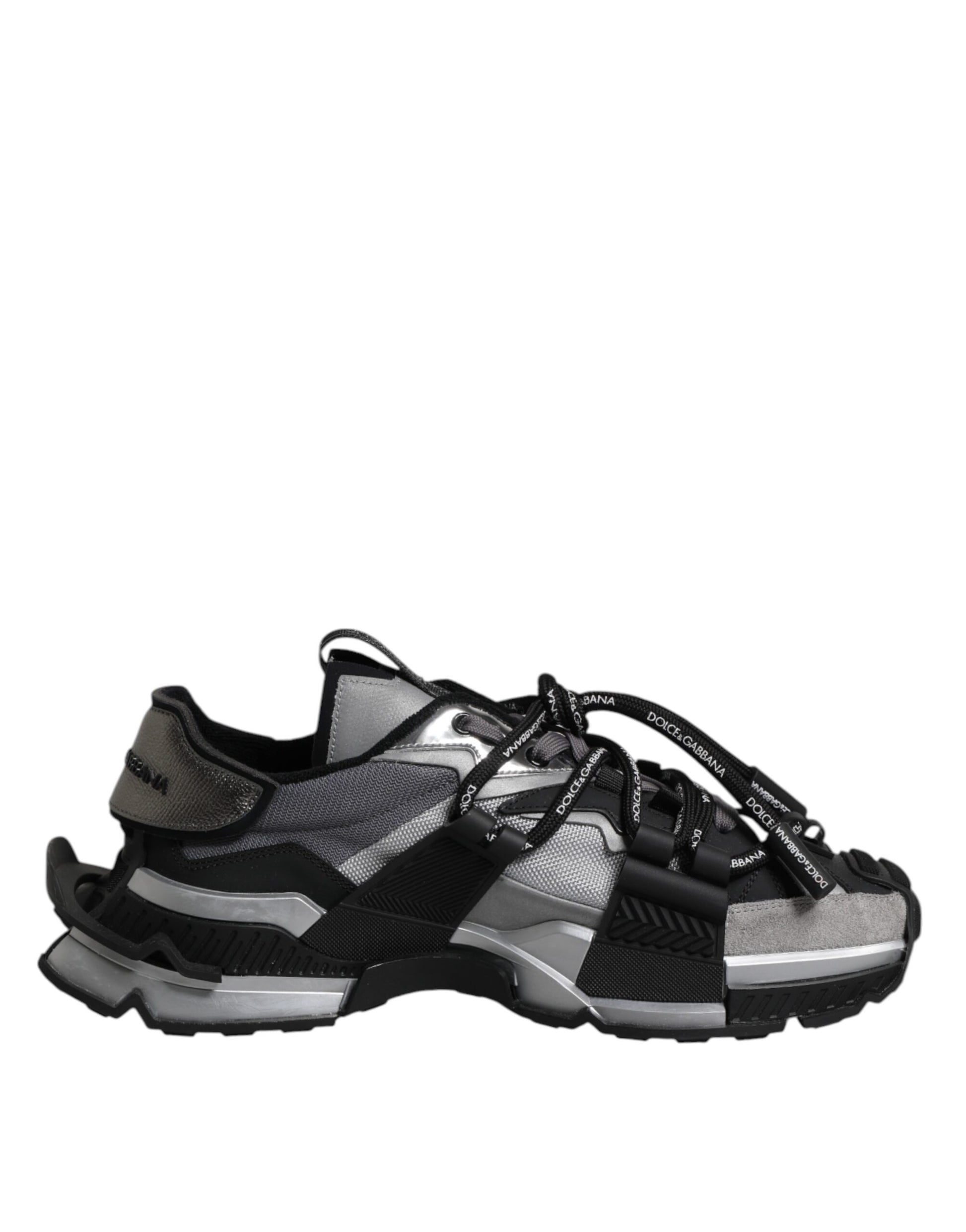 Mehrfarbige Space Sneakers mit Einsätzen