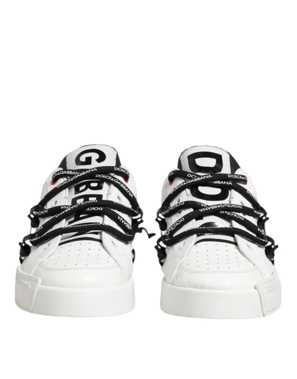 Weiße Lederschnürschuhe für Herren