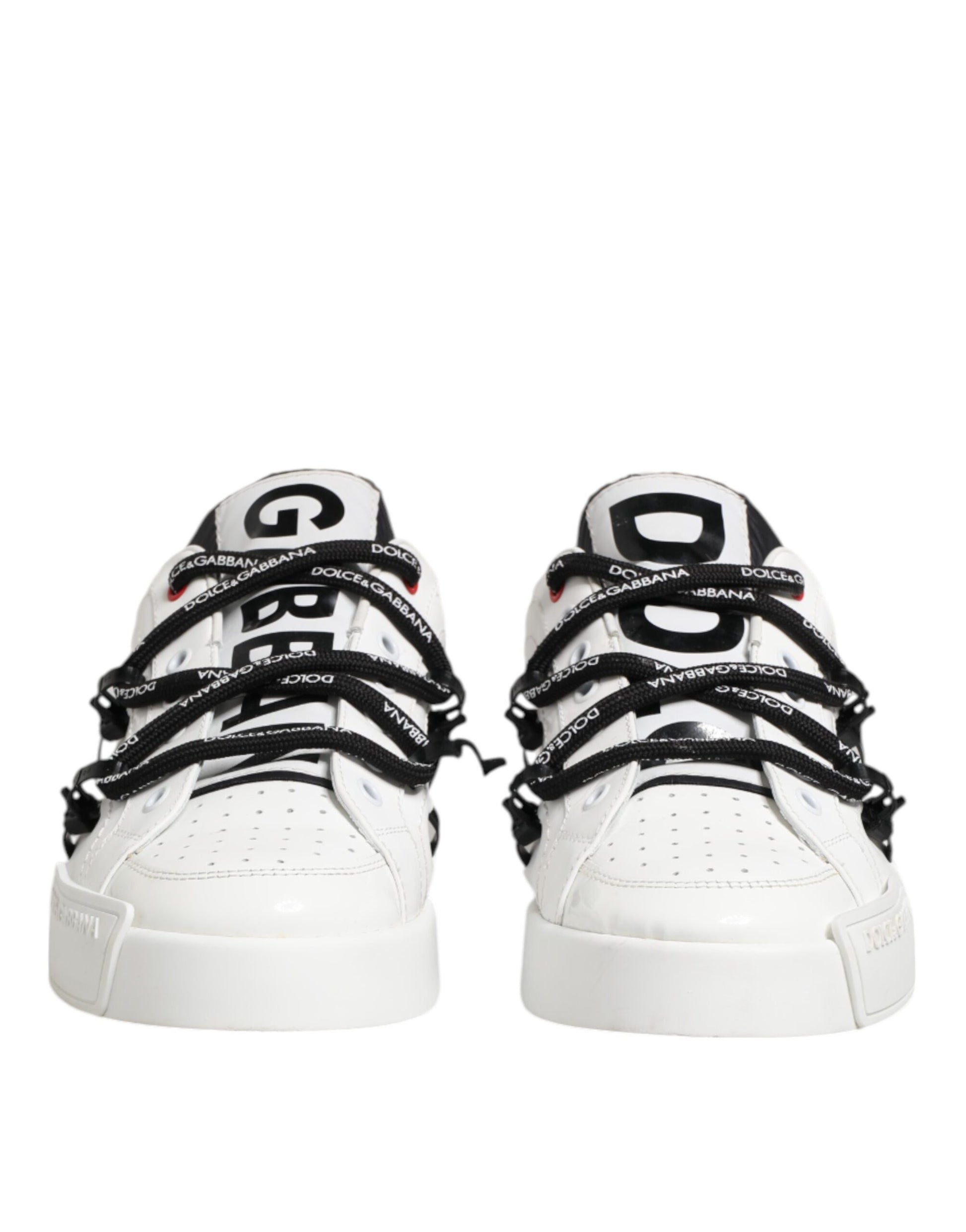 Weiße Lederschnürschuhe für Herren