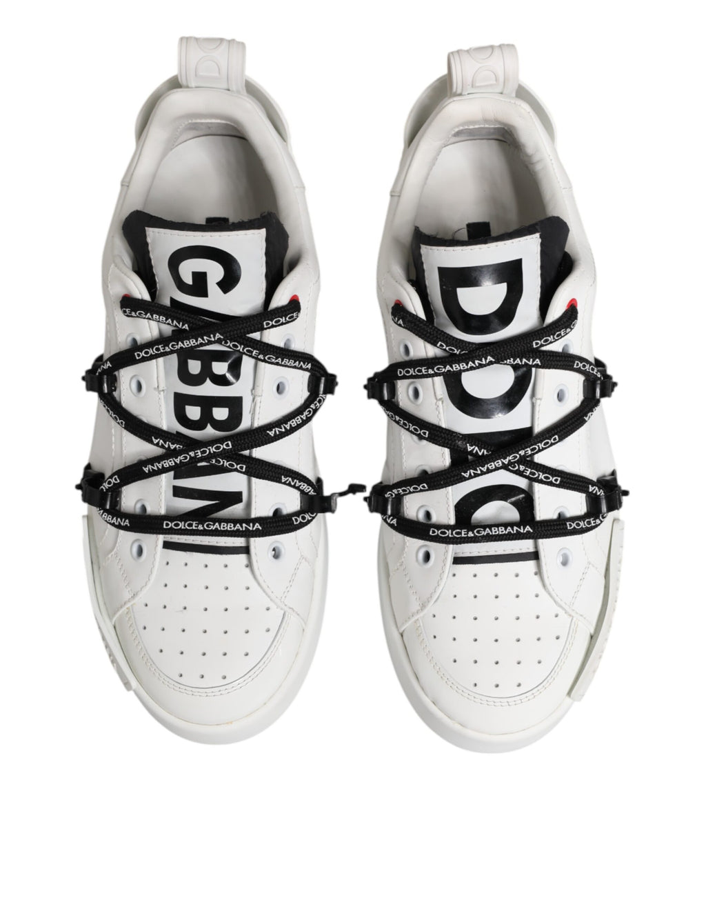 Weiße Lederschnürschuhe für Herren