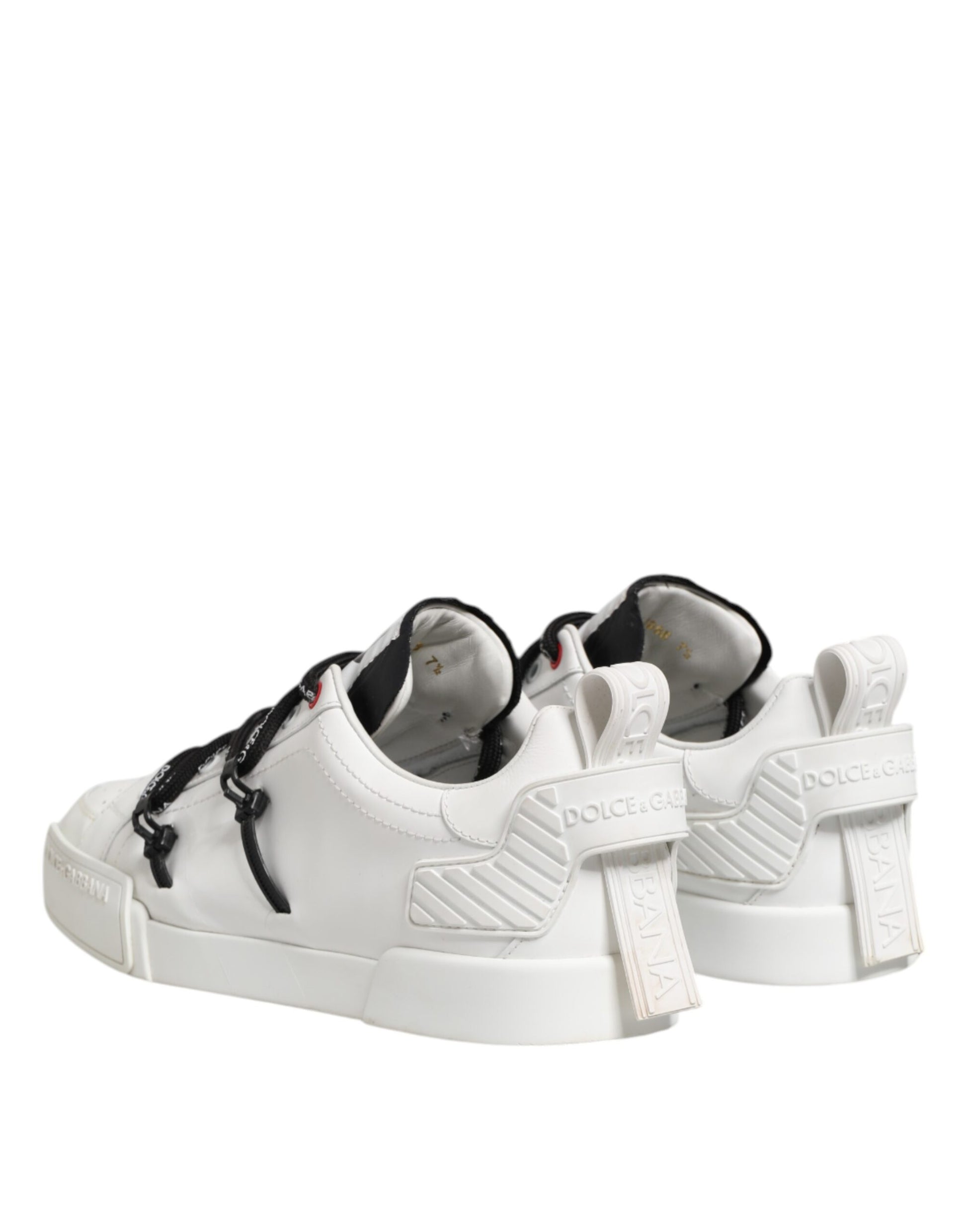 Weiße Lederschnürschuhe für Herren