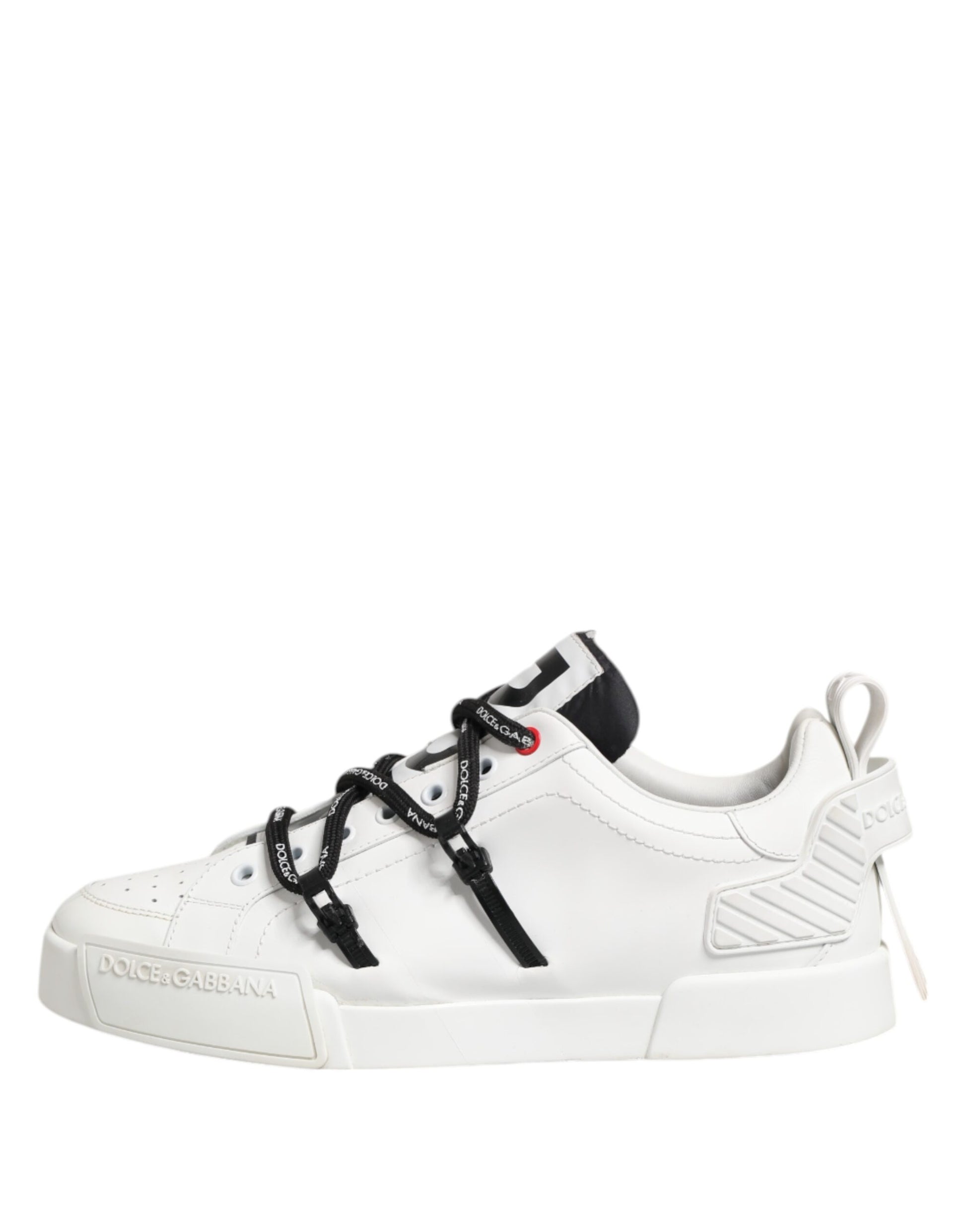 Weiße Lederschnürschuhe für Herren