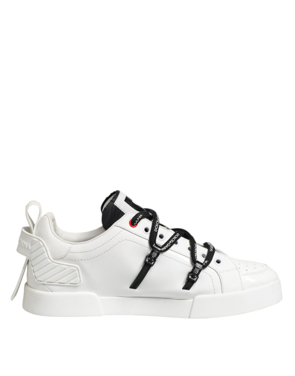 Weiße Lederschnürschuhe für Herren
