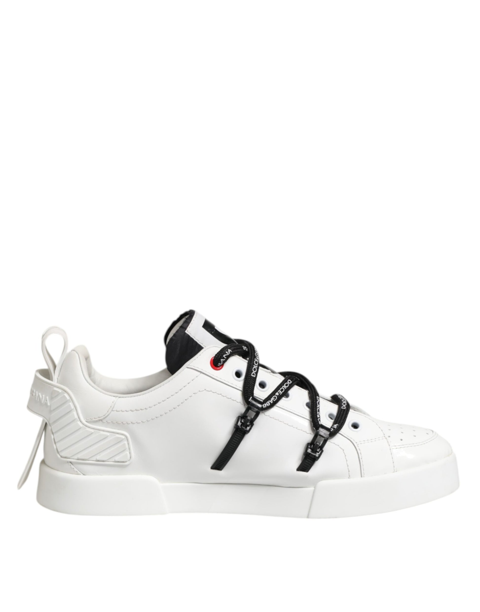 Weiße Lederschnürschuhe für Herren