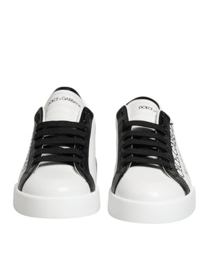 White Black Crown Low Top Men Sneakers Shoes