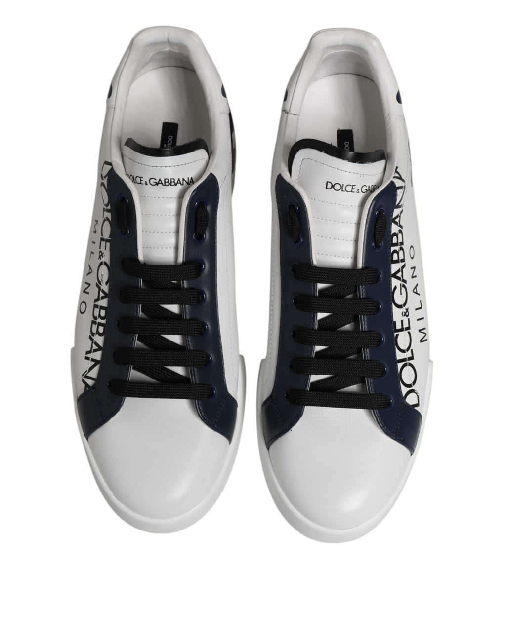 Weiß Blau Krone Low Top Sneakers Schuhe