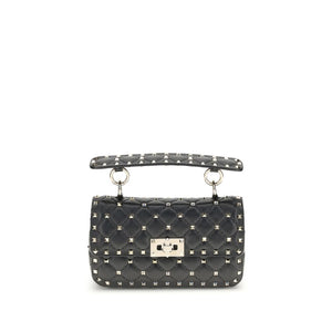 Kleine Rockstud Spike-Handtasche aus Leder