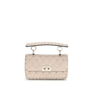 Kleine Rockstud Spike-Handtasche aus Leder