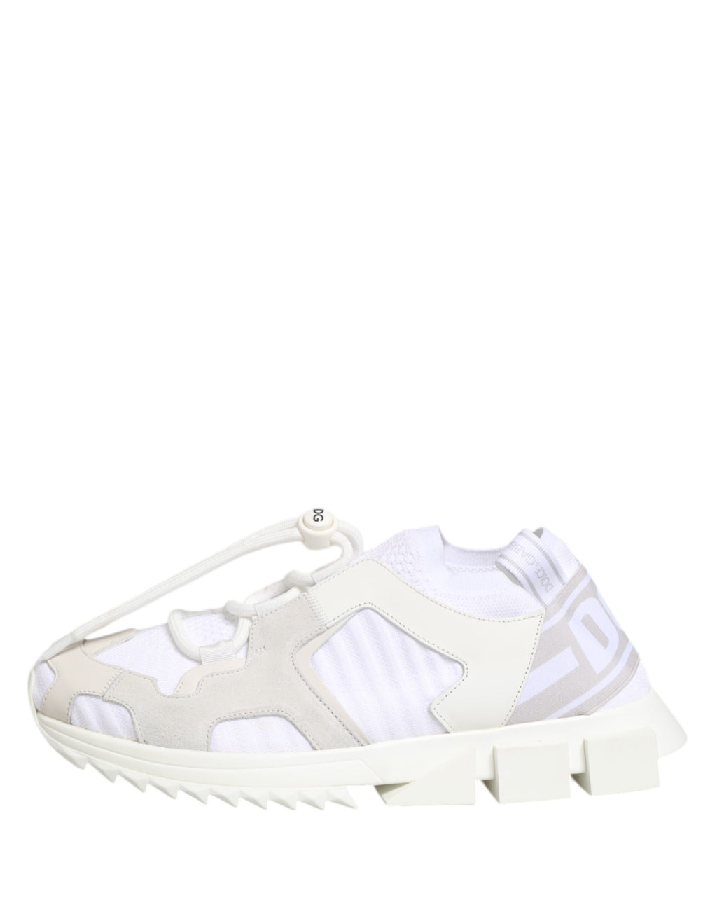 Dolce & Gabbana White Sorrento Low Top Lace Up Sneakers Shoes