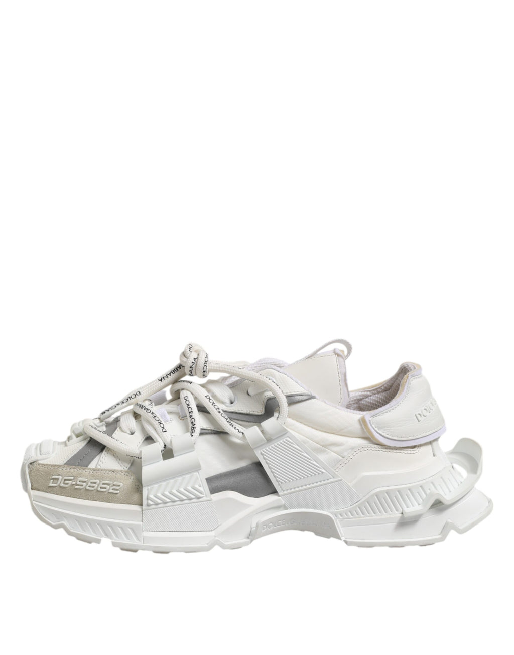 White Silver Low Top SPACE Men Sneakers Shoes