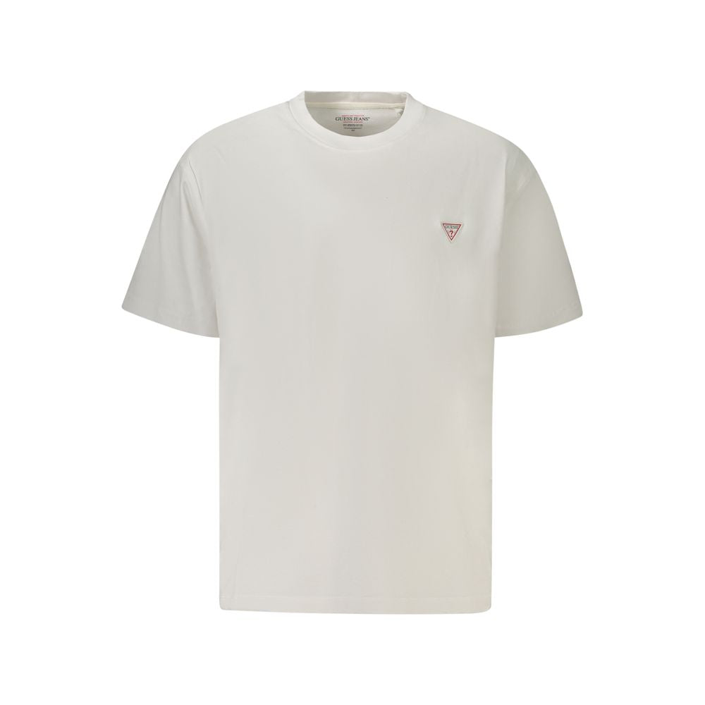 Weißes Herren-T-Shirt aus Baumwolle