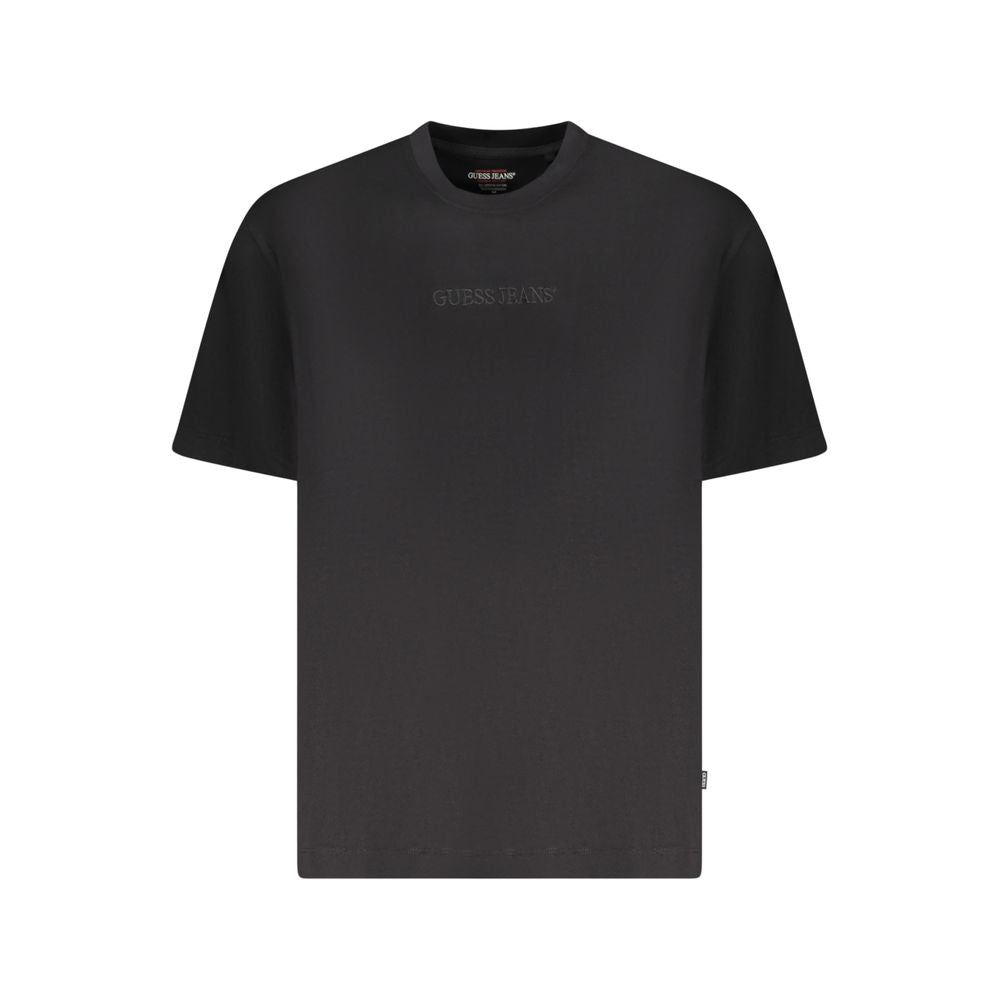 Schwarzes Oversize-T-Shirt aus Baumwolle für Herren