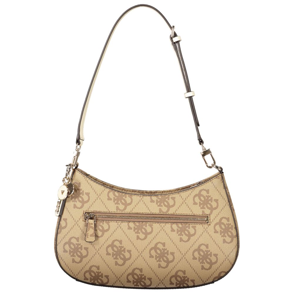 Beige Polyethylen Damen Handtasche