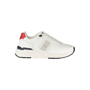 Weiße Polyester Herren Sneaker