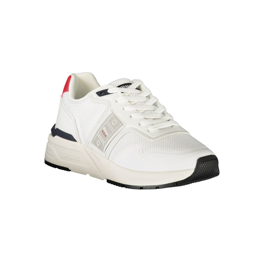 Weiße Polyester Herren Sneaker