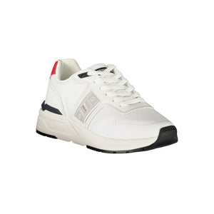 Weiße Polyester Herren Sneaker