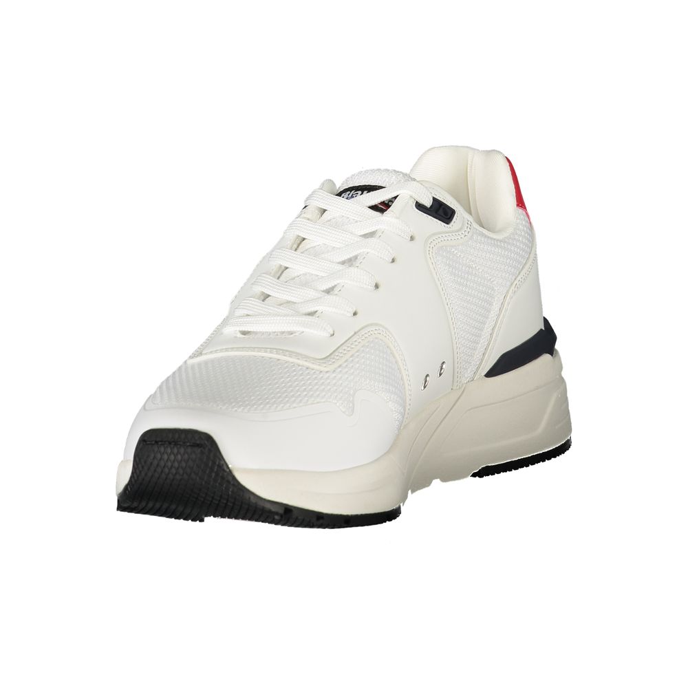 Weiße Polyester Herren Sneaker