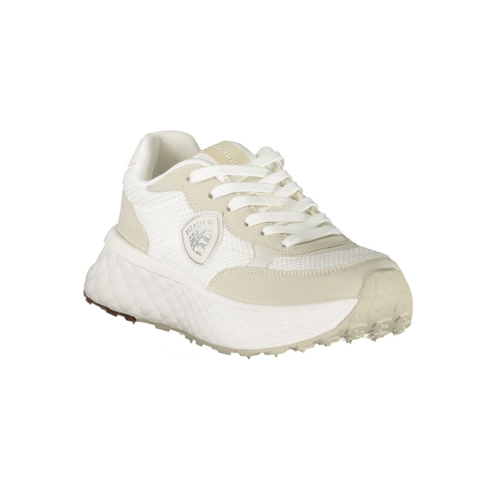Weiße Polyester Damen Sneaker