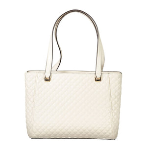 Weiße Damenhandtasche aus Polyethylen