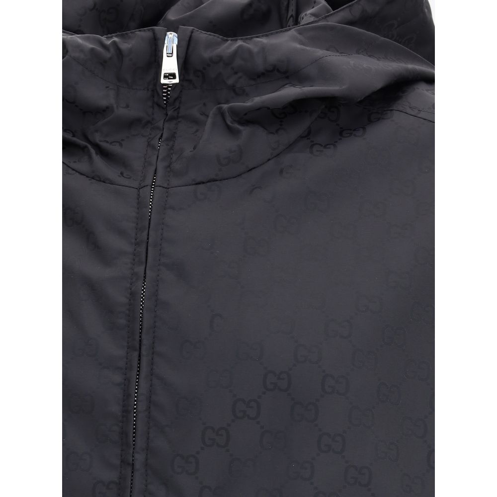 Jacke aus GG-Jacquard-Nylon
