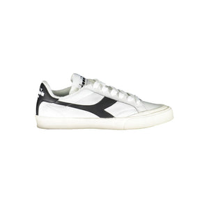 White Fabric Sneaker