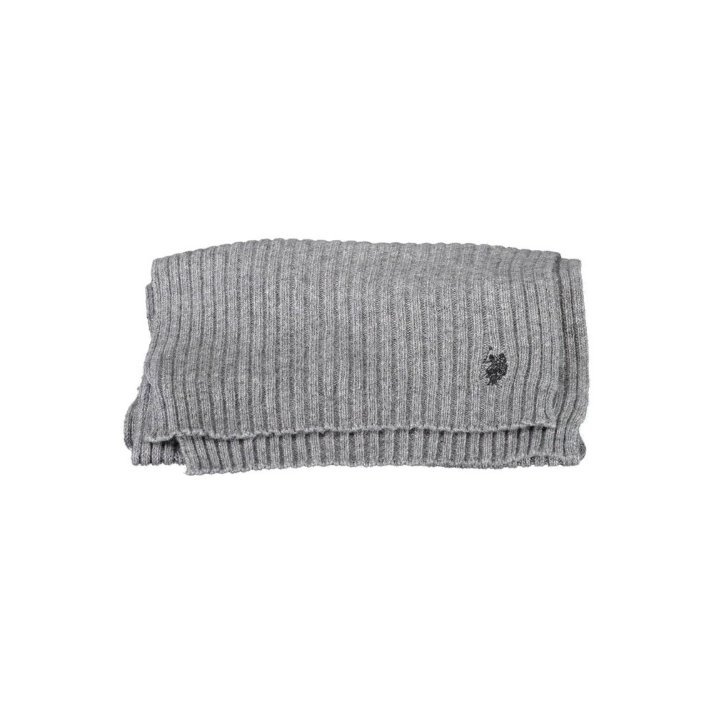 U.S. POLO ASSN. Gray Wool Scarf