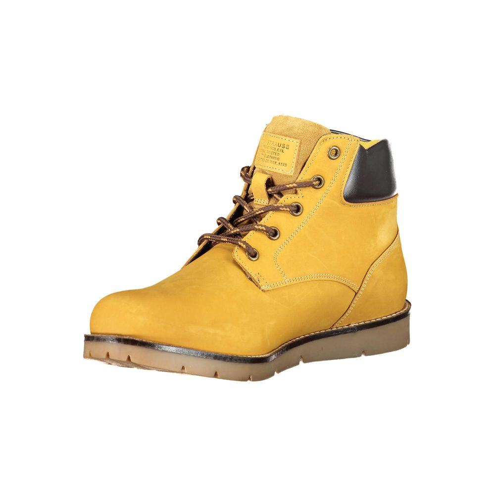 Levi's Yellow Leather Mens Boot