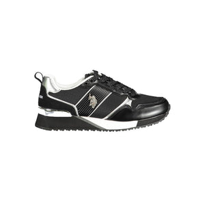 White Polyester Sneaker