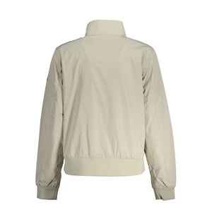 Gray Polyester Jackets & Coat