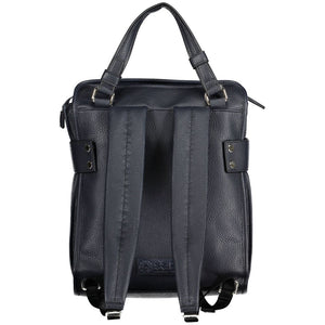 Blue Polyethylene Backpack