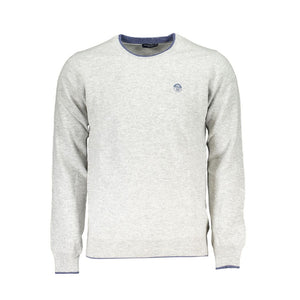 Gray Fabric Sweater