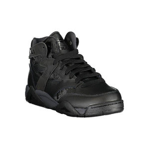 Black Polyester Sneaker