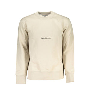 Beige Cotton Sweater
