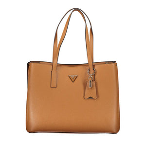 Braune Handtasche aus Polyethylen