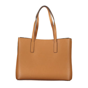 Braune Handtasche aus Polyethylen