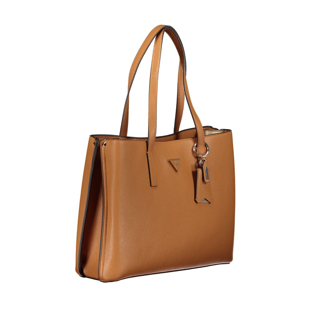 Braune Handtasche aus Polyethylen